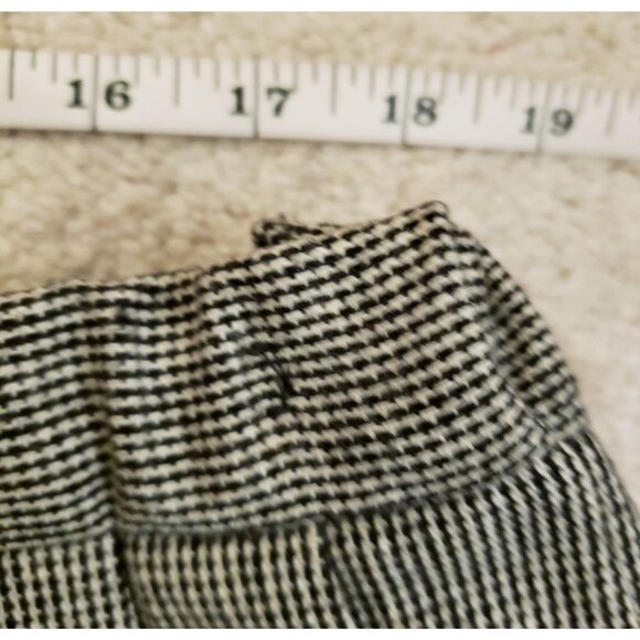 Vintage Evan Picone Plaid Pleated  A-Line  Unlined Midi Skirt Size L* GUC - Picture 7 of 9